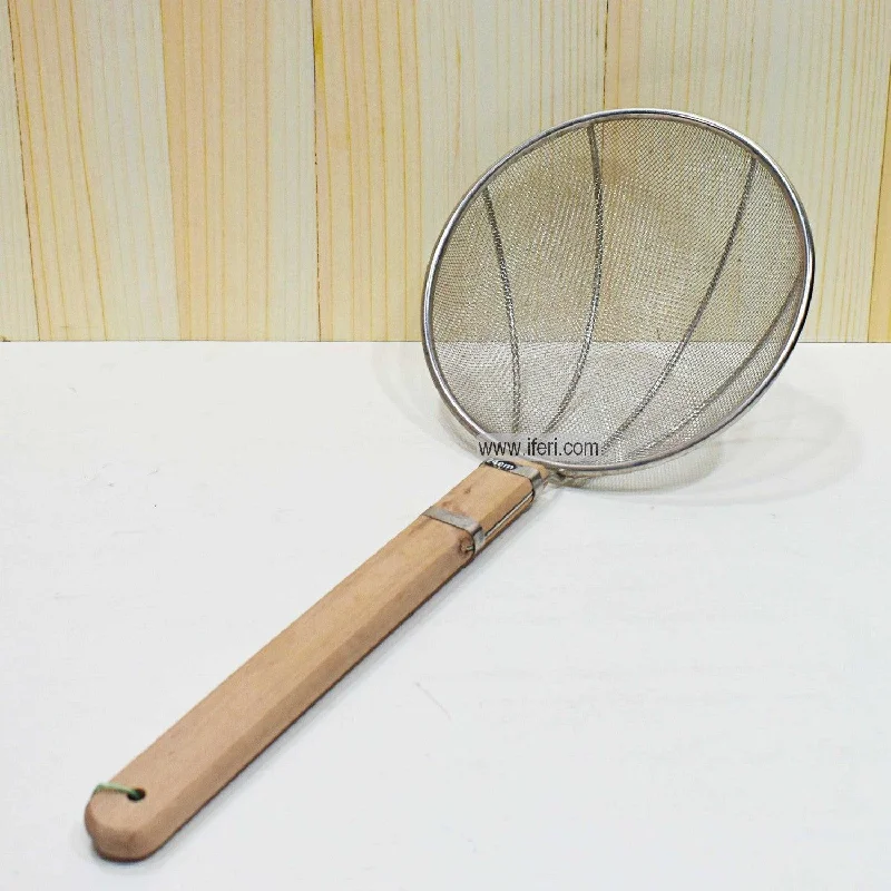 25cm Stainless Steel Skimmer Spoon Colander Strainer for Cooking and Frying SN0695