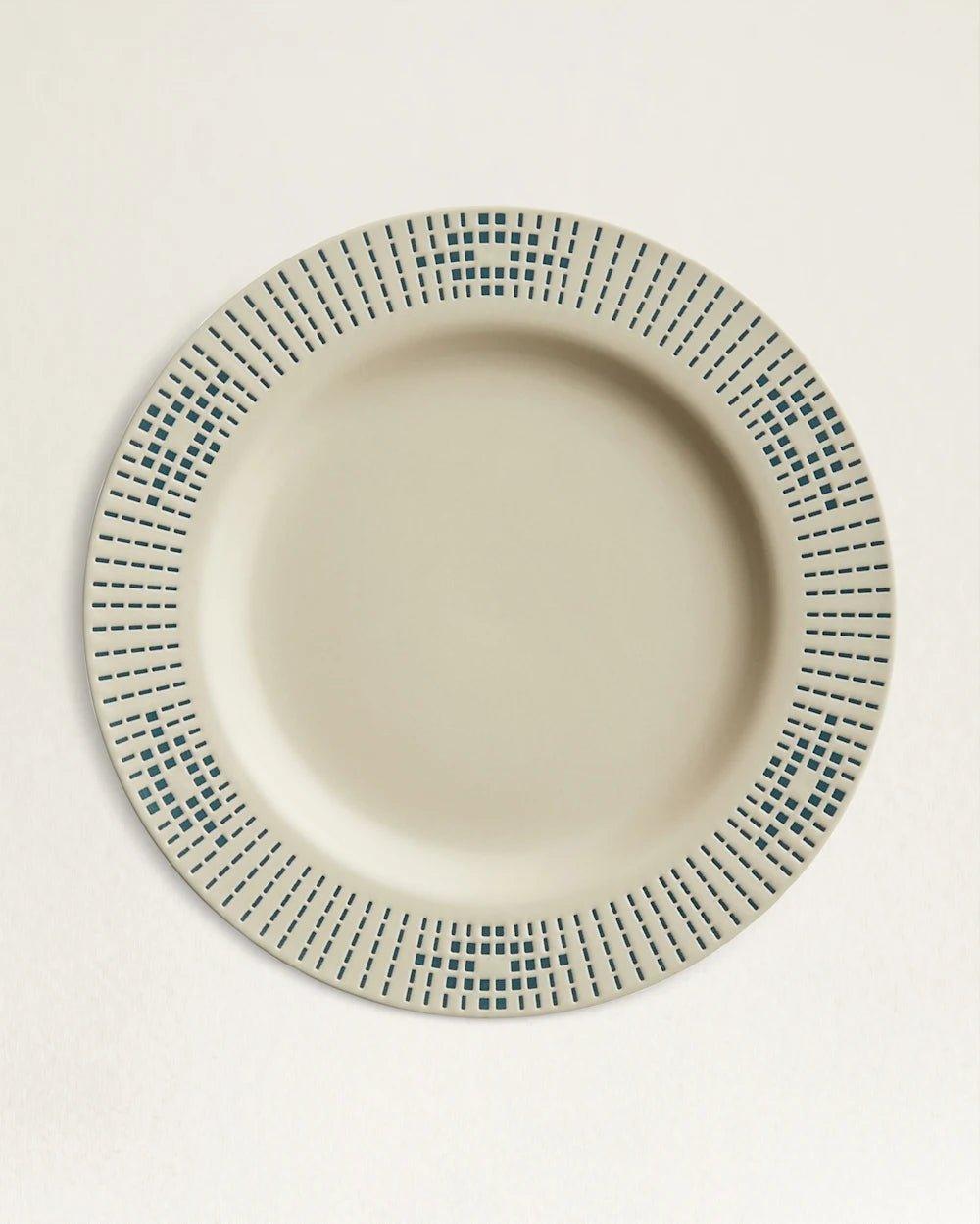 Beaded Sandshell Salad Plates