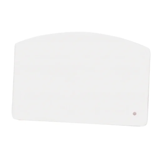 Browne 5.5" x 3.5" Plastic Bowl Scraper, White