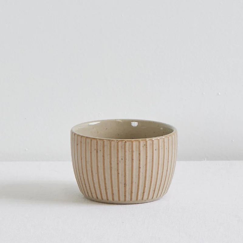 Carve Olive Bowl - Clay