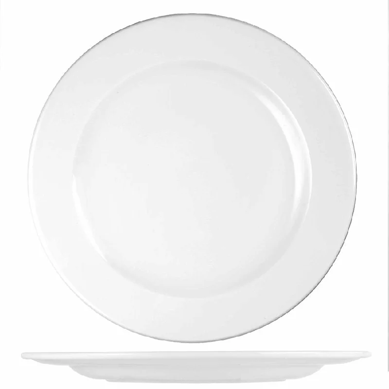 Churchill Profile 9.1" Footed Plate, White 12 /Case* - WH VF9