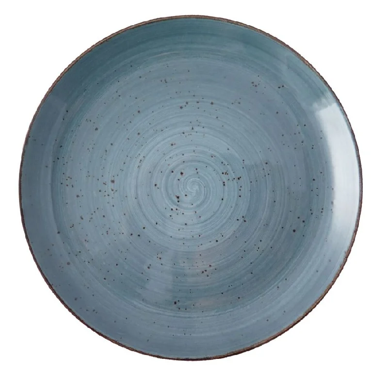 Continental Rustics 10.75" Coupe Plate, Blue 24 /Case