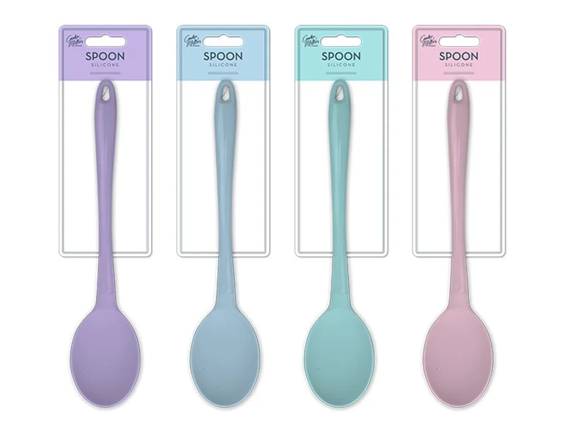 Cooke & Miller Pastel Silicone Spoon