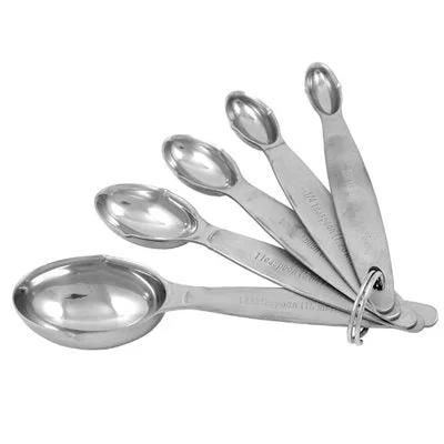 Cuisinox 5 Piece Oval Measuring Spoon Set