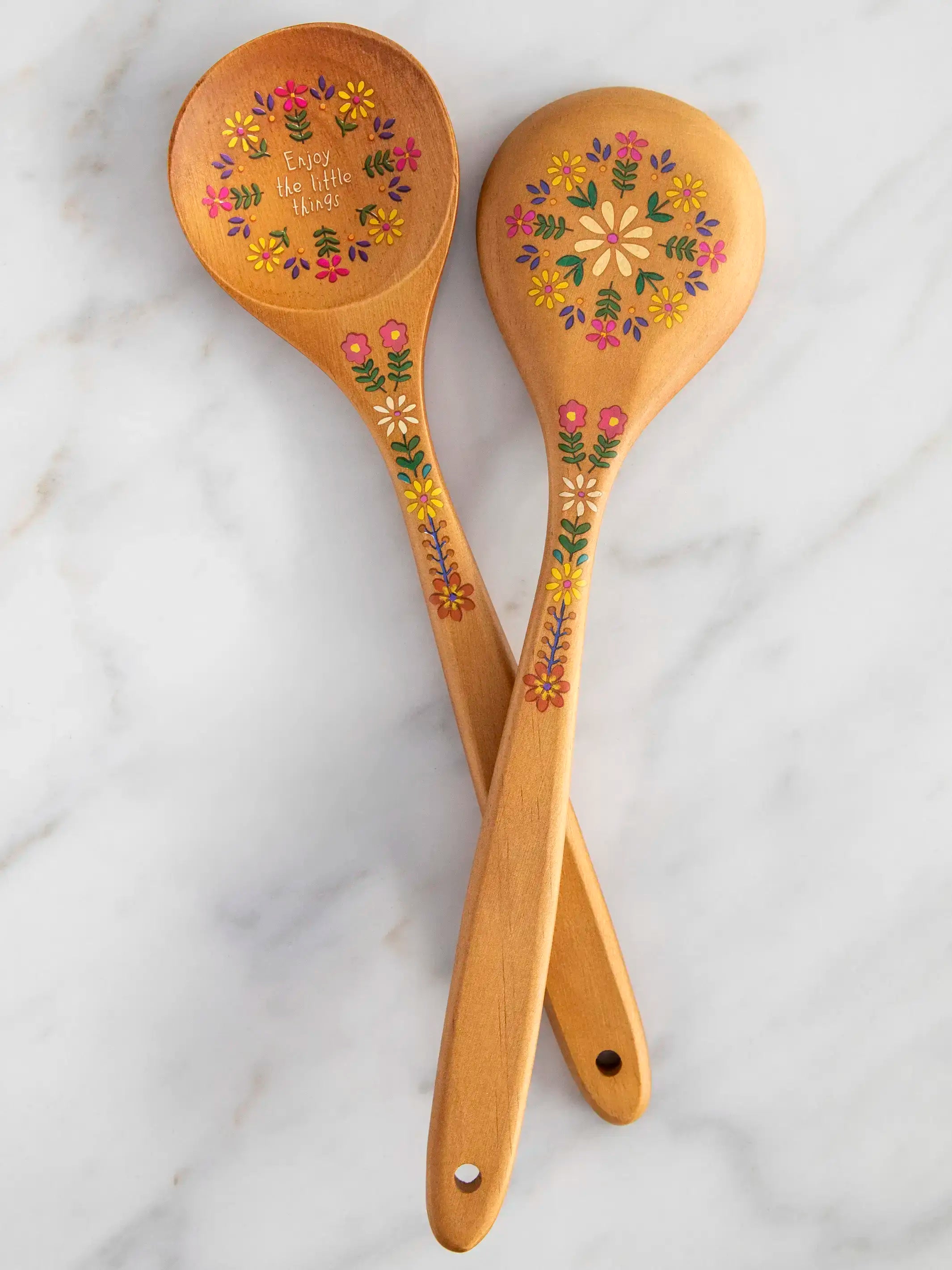 Cutest Wooden Spoon Ever - Folk Flower