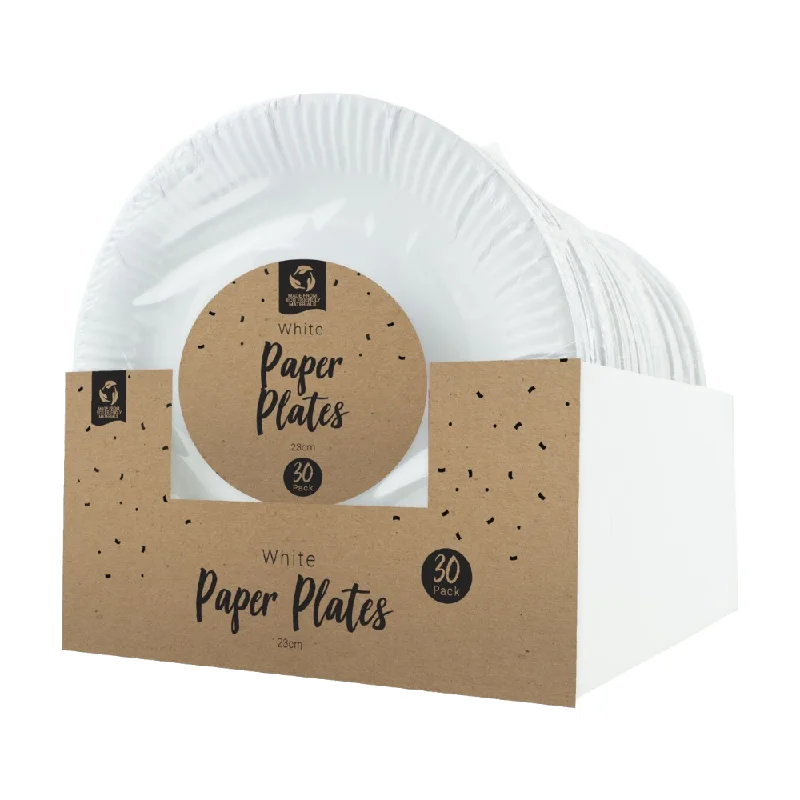 Disposable Paper Plates x30