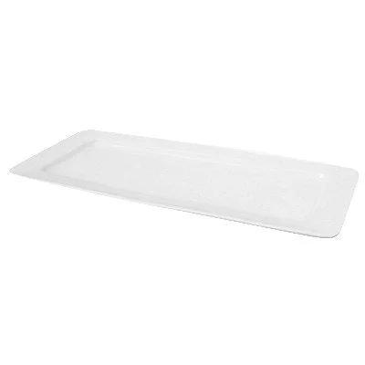 Fine Bone China William Gambol 15" x 6" Rectangle Platter, White, 3 /Case