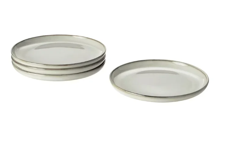 GLADELIG IKEA set of 4 plate grey 20cm