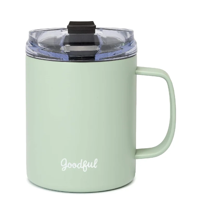 Goodful 14oz Stainless Steel Vacuum Insulated Leak Proof Lid Travel Mug