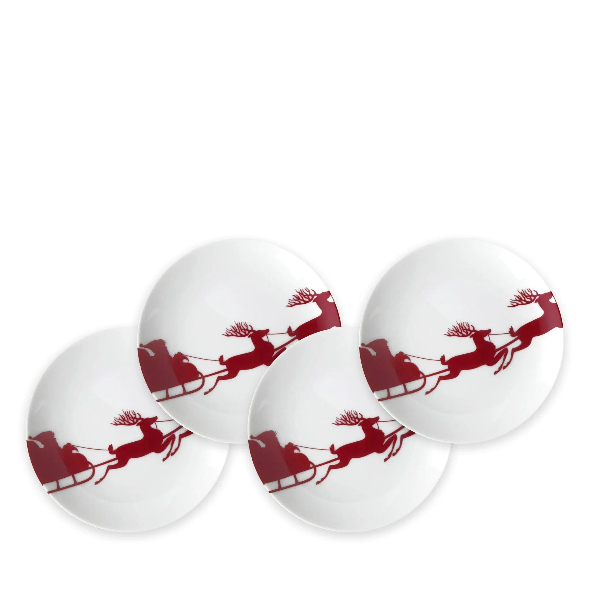 Ho-Ho-Ho Reindeer Canape Plates