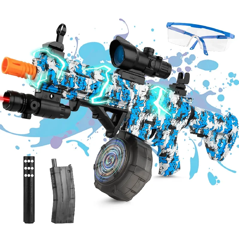 Large Gel Ball Blaster With Drum & Mag, Automatic And Manual Splatter Blast