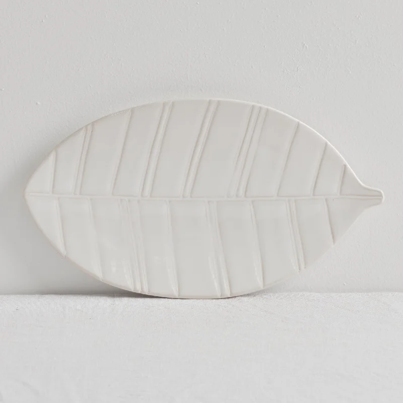 Leaf Platter - White - Large