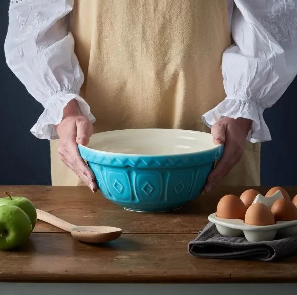 Mason Cash Colour Mix 9.5" Mixing Bowl, Turquoise