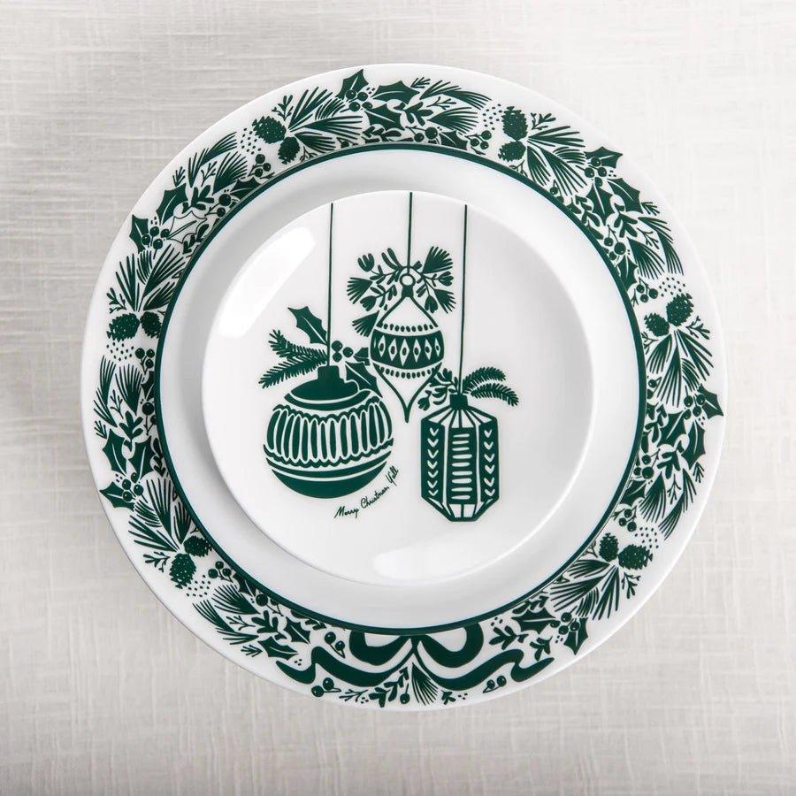 Merry Christmas Plate Set