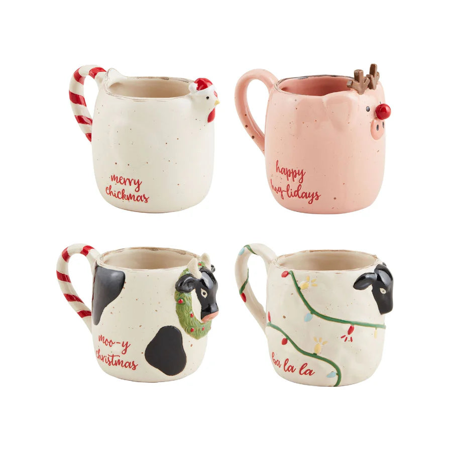 Mud Pie - Christmas Farm Mug