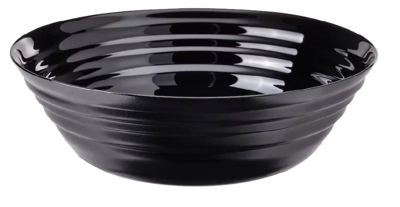 NÄTBARB Serving bowl, black 22 cm