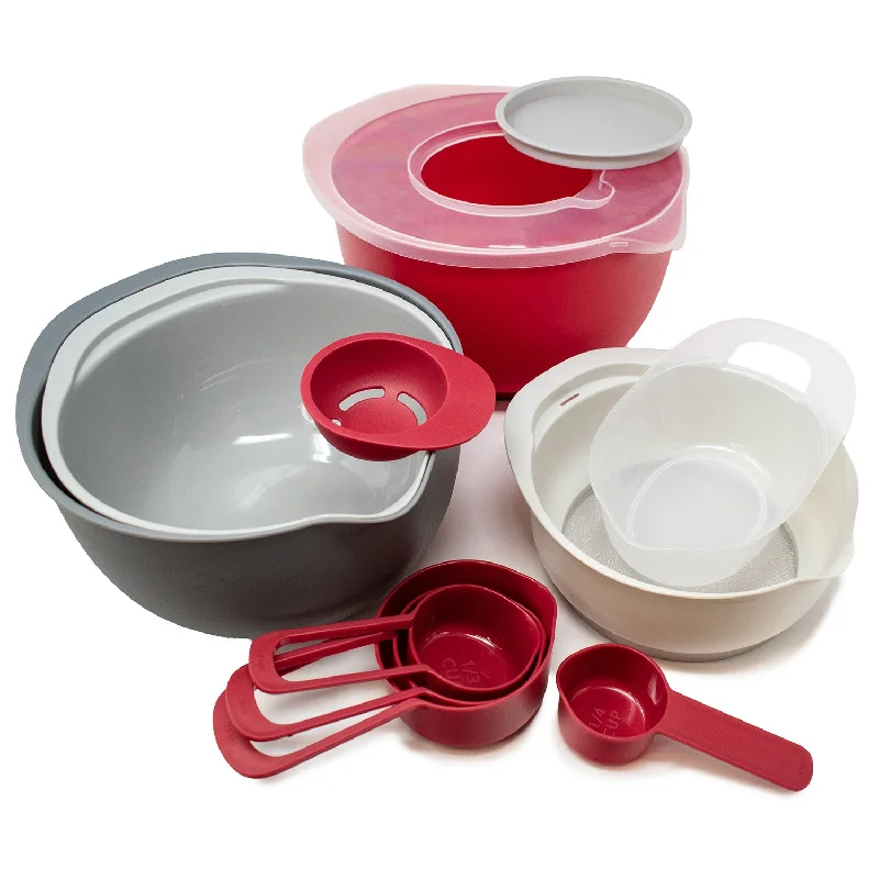 Norpro Nested Mixing Bowls and Measuring Cups, 12 Piece Set