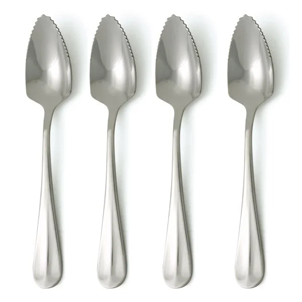 Norpro Stainless Steel Serrated Grapefruit Spoons, Set of 4