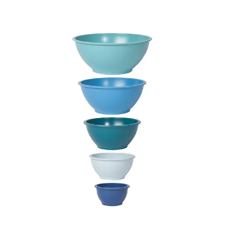 Now Designs 5 Piece Mixing Bowl Set, Marina