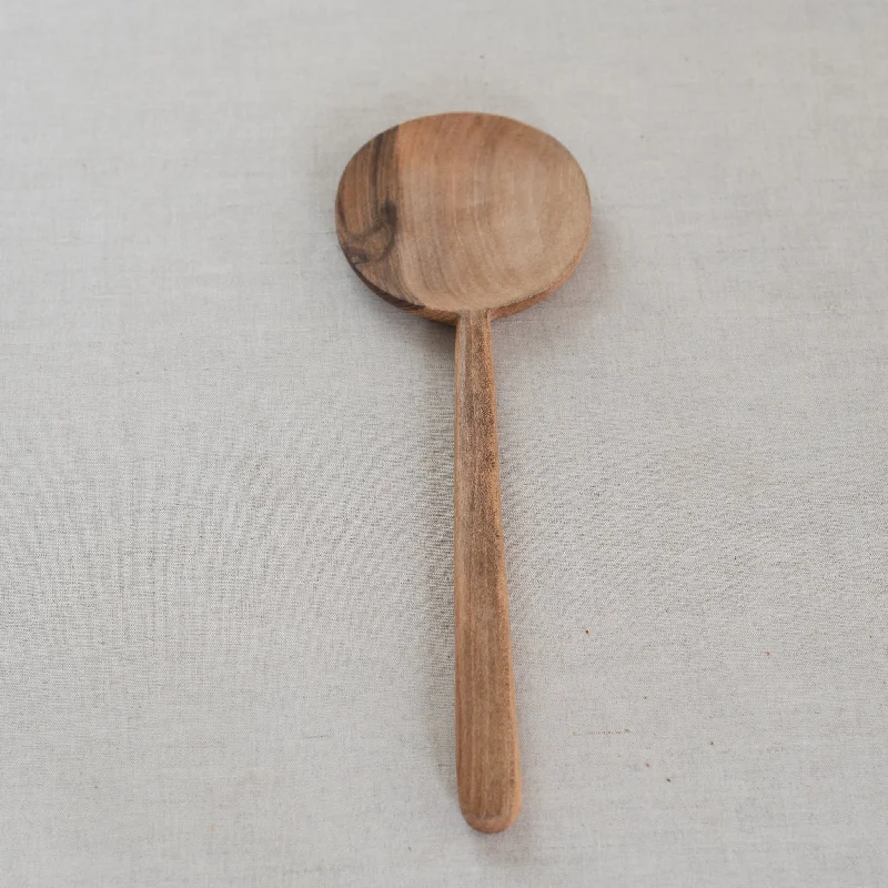 Organic Walnut Round Spoon