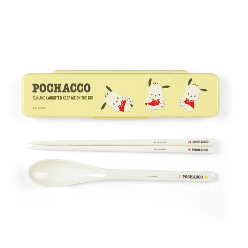 Pochacco Everyday Chopsticks & Spoon Set