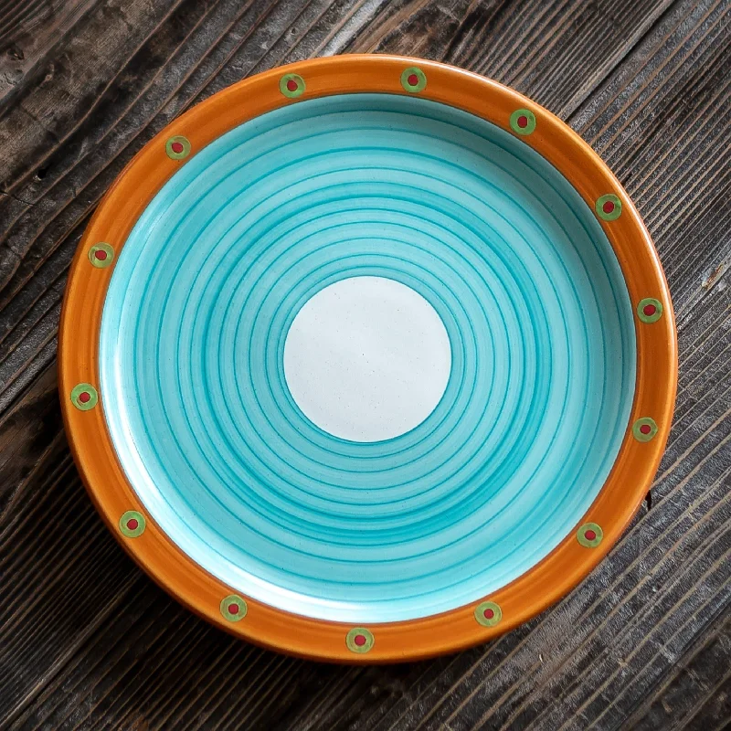 Sedona Sky Round Ceramic Serving Platter