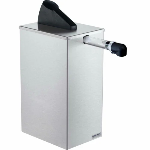 Server 6 Litre Rectangular Countertop Condiment Dispenser, Stainless Steel