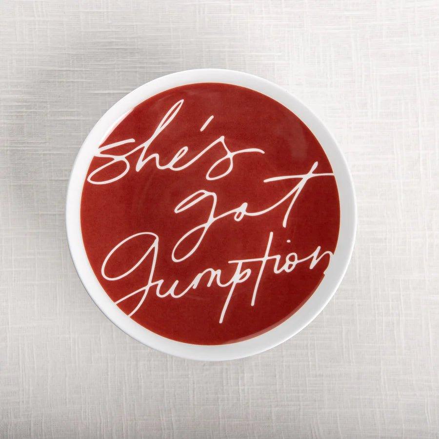 She's Got Gumption Lunch Plates