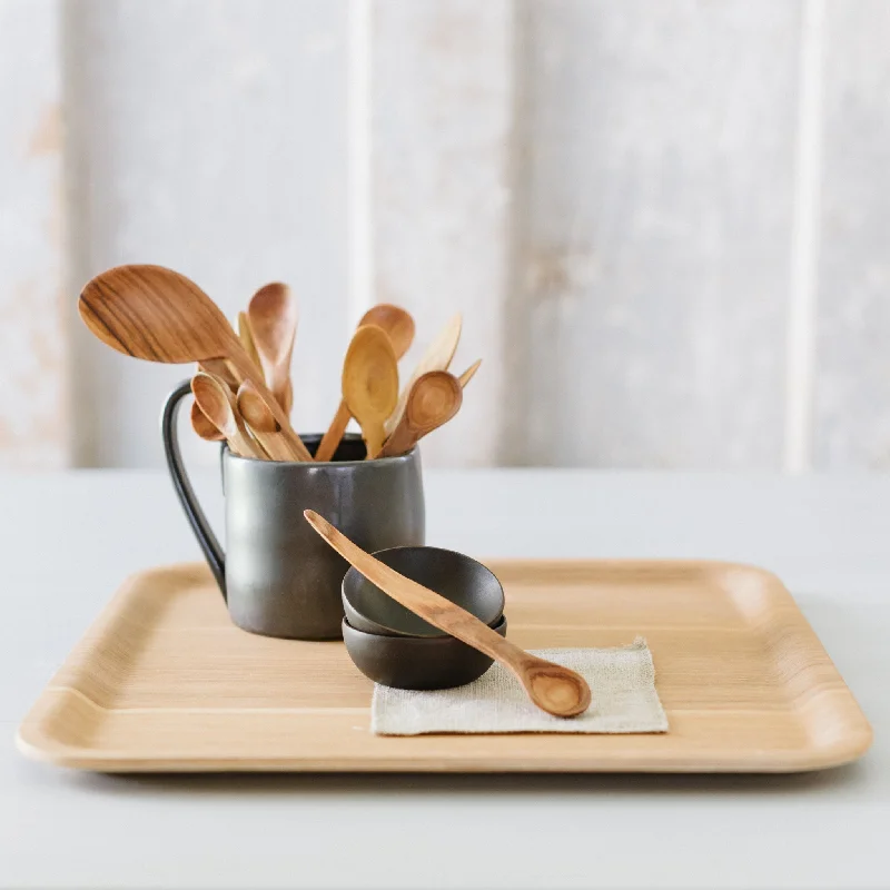 Small Wavy Olivewood Spoon