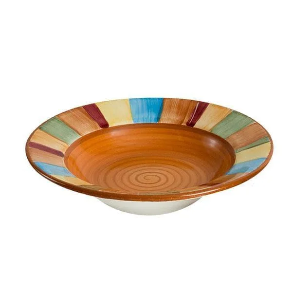 Southwestern Serape Rimmed Soup Bowls