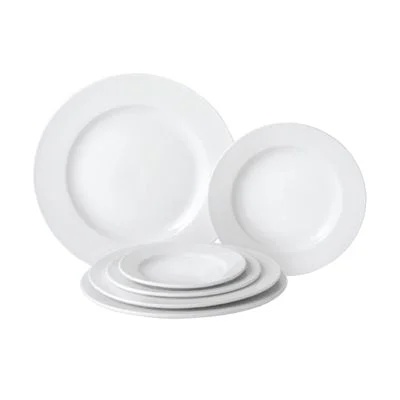 Tableware Solutions Pure White 11.5" Wide Rim Plate, 6 /Case