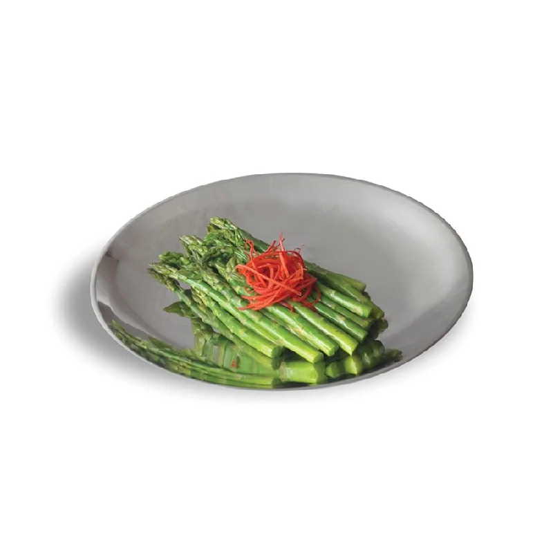 Vollrath 14" Double Wall Round Platter, Stainless Steel