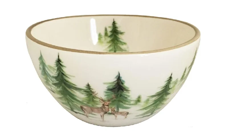 Wild Evergreen Dessert Bowl