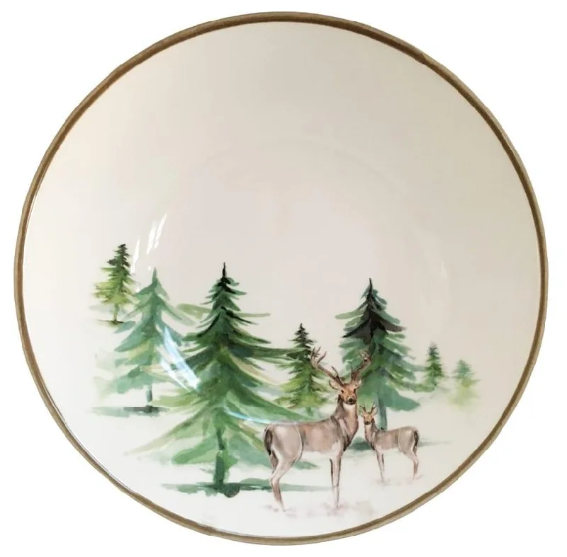 Wild Evergreen Soup Bowl - Set/6