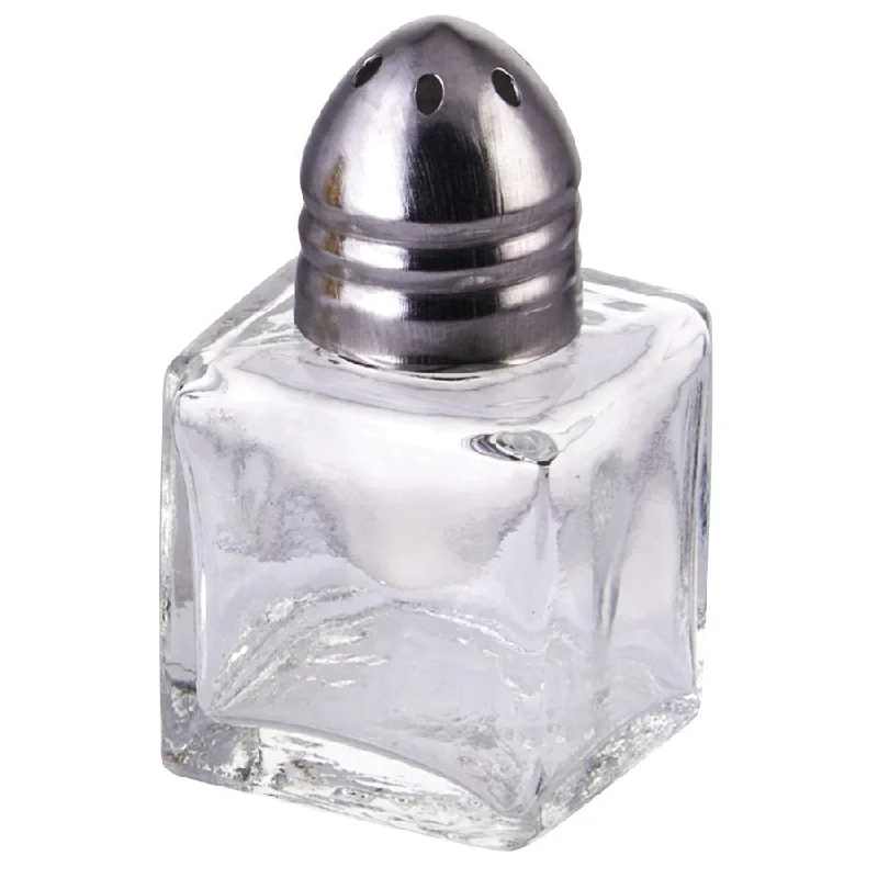 Winco 0.5 Oz Square Salt / Pepper Shaker