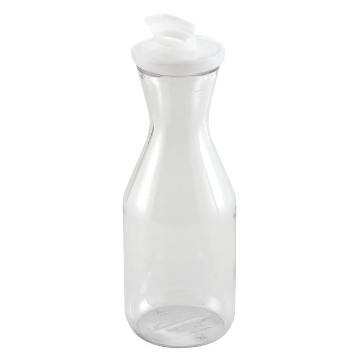 Winco 1.5 Litre Plastic Decanter with Flip Top Lid