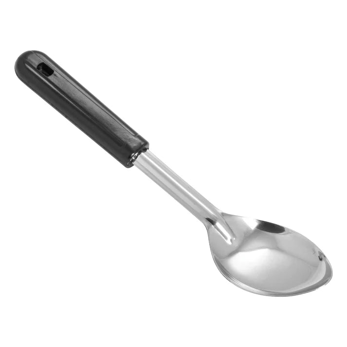 Winco 11" Solid Basting Spoon, Black Handle - BSOB-11