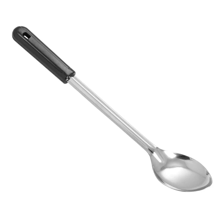 Winco 15" Solid Basting Spoon, Black Handle - BSOB-15