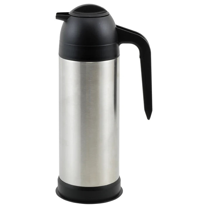 Winco 33 Oz Insulated Creamer, Double Wall Stainless Steel