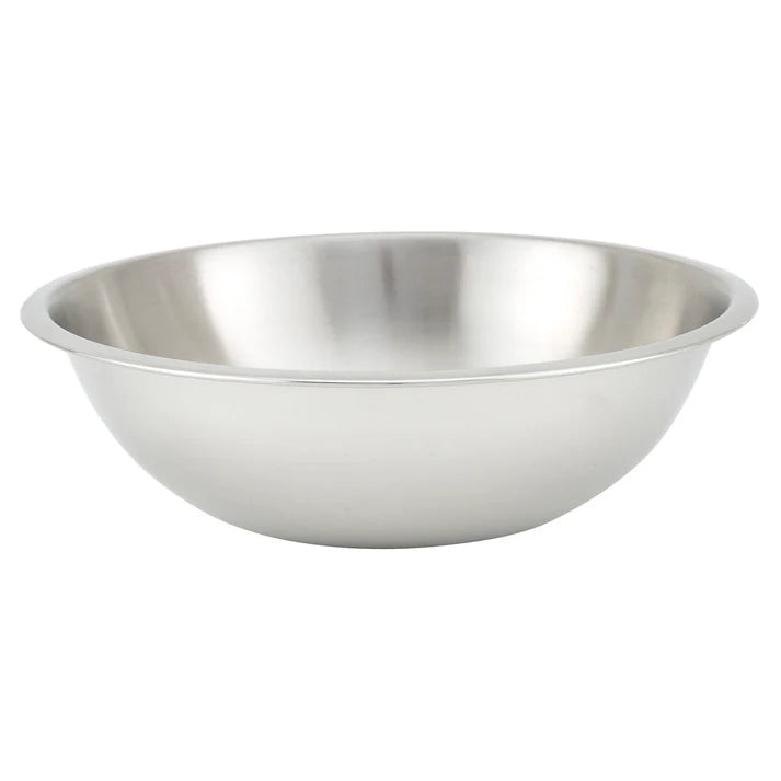 Winco 4 Quart Heavy Duty Mixing Bowl, Stainless Steel - MXHV-400