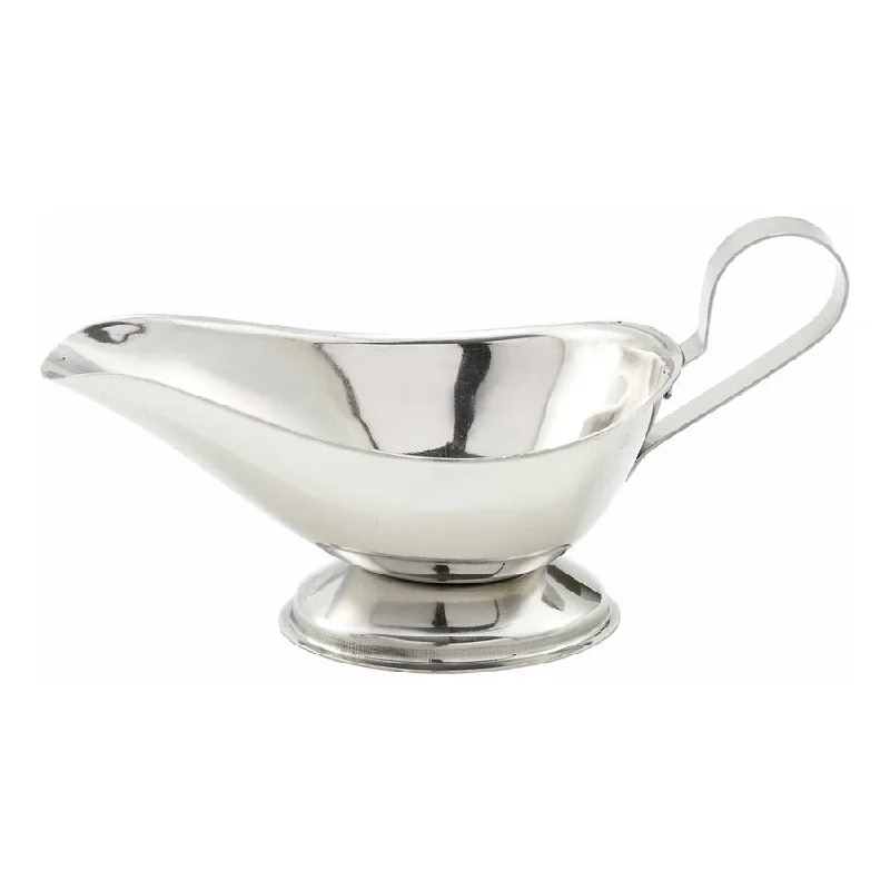 Winco 5 Oz Gravy Boat, Stainless Steel