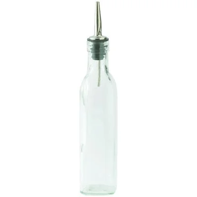 Winco 8 Oz Oil / Vinegar Cruet with Pourer