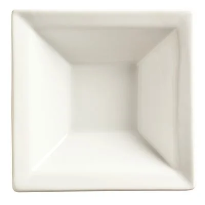 World Tableware Slate 16 Oz Wide Rim Square Soup Bowl, White 12 /Case