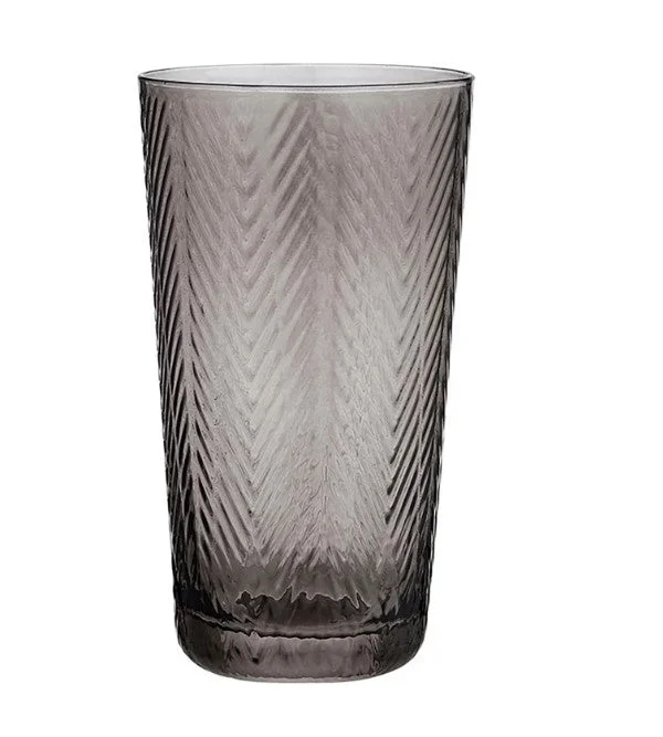 Artemis Charcoal Glass Highball Tumbler