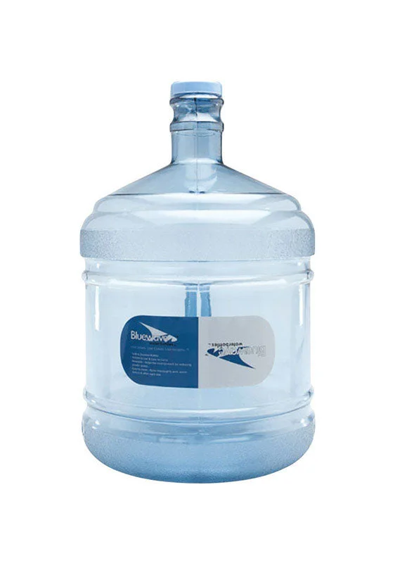 Bluewave 3 gal. Round w/ Handle Water Bottle Transparent Blue