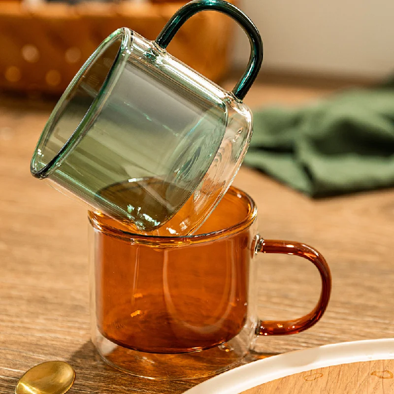 Double Walled Glass Mugs