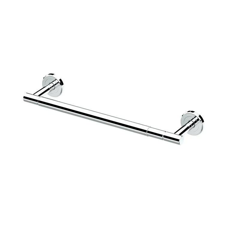 Paper Towel Holder Latitude II Double Post Holder Chrome Brass