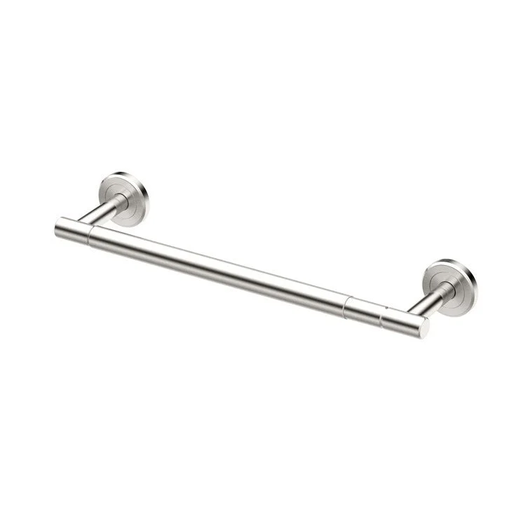 Paper Towel Holder Latitude II Double Post Holder Satin Nickel Brass