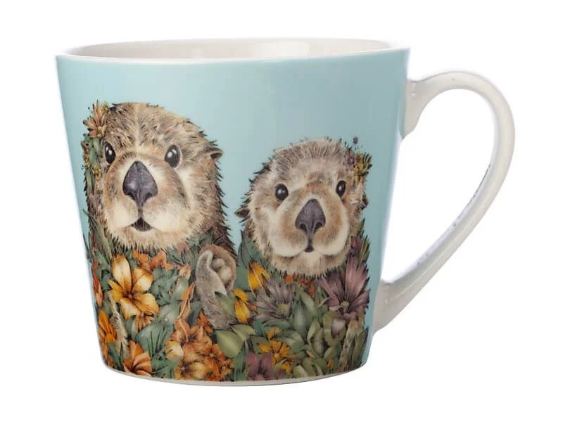 M&w Marini Ferlazzo Wild Planet Mug 370ml Sea Otters