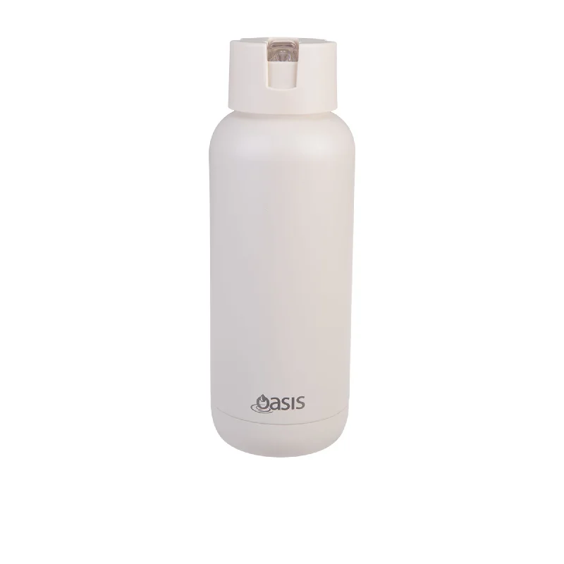 Oasis Moda Triple Wall Insulated Drink Bottle 1 Litre Alabaster